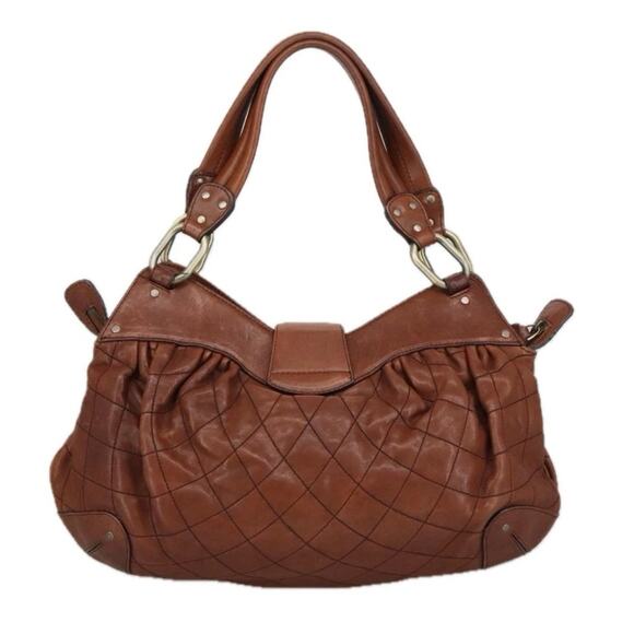 BALLY Hand Bag Leather Brown Authentic - Picture 3 of 13